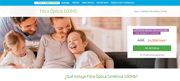 Movistar Fibra Corriente